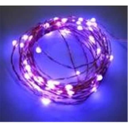 20 LED String Light Battery Operated Copper, Yellow